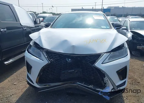 2021 Lexus Rx 350 F Sport Appearance from USA, damaged, VIN 2T2SZMDA3MC303807